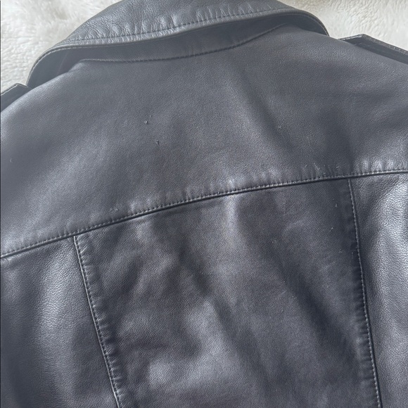 ALL SAINTS Balfern Leather Biker Jacket - Picture 9 of 13